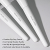 Custom Logo 18Pcs Minimalist White Makeup Brush Set Professional Soft Synthetic Fiber Cosmetic Brushes Wholesale OEM/ODM Factory