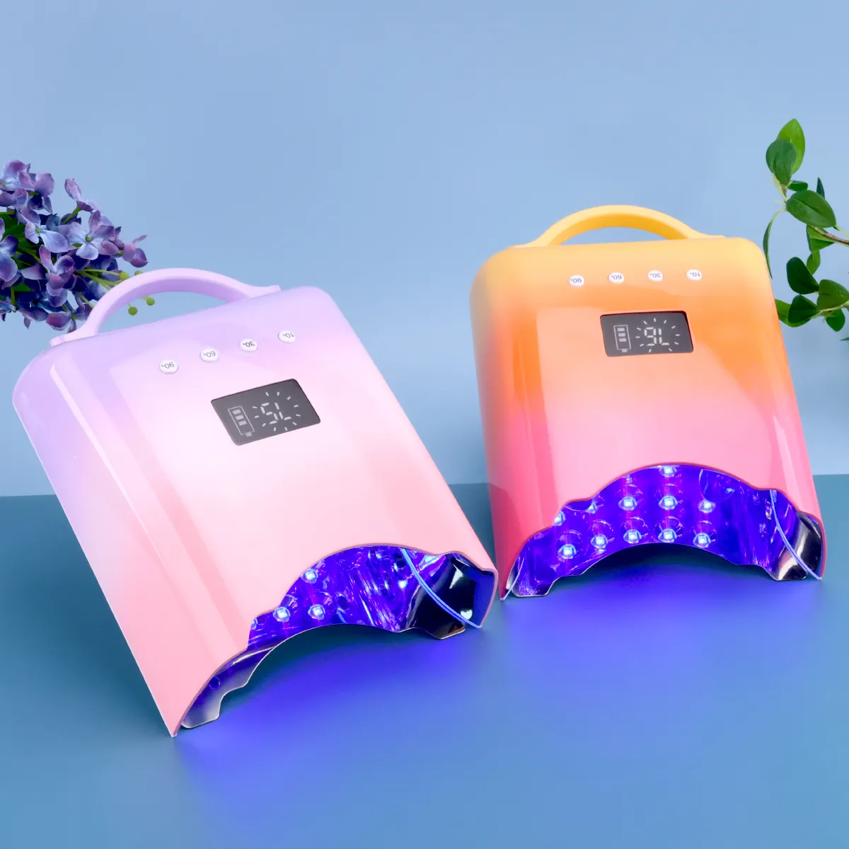 78W Nail Lamp Rechargeable UV LED Nail Dryer