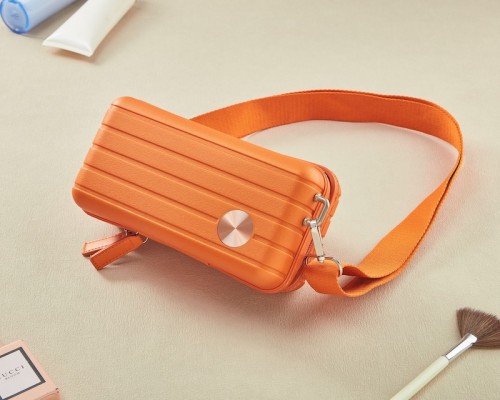 7''Inch Fashion Portable Blue PP Sporty Hard-shell Cosmetic Bag Storage Makeup case