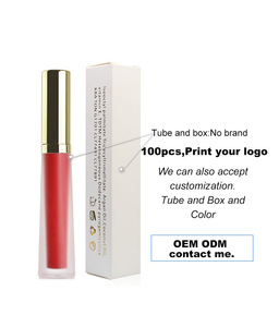 10 Colors Matte Lip Gloss Private Label