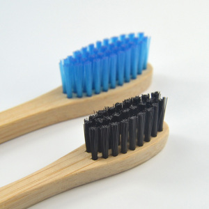100% plastic free biodegradable natural whitening bamboo toothbrush