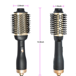 110v and 220v Hair Dryer Rotating Brush Salon Hair Straightener Comb Hot Air Brush Hair Dryer