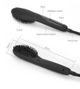 2018 electric ceramic hair straightener comb