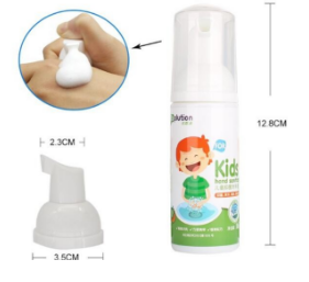 2019 Green ingredients of liquid hand wash foaming spray for kid