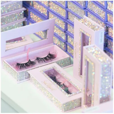 20mm 22mm Color False Mink Eyelashes Vendor Customized Boxes Available