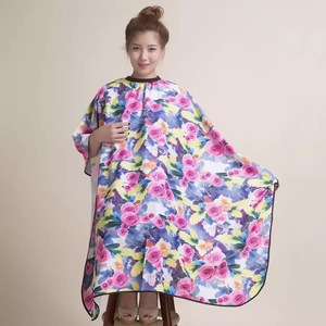 Barber Haircut Cape  Waterproof Hairdressing Gown Hair Salon Smock  Styling Apron with Hook & Loop Closure