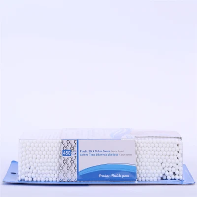 Basic Customization Cotton Bud with Print Logo Plastic Box /Cotton Swab
