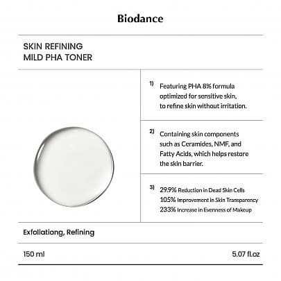 Biodance Skin Refining Mild PHA Toner 150ml