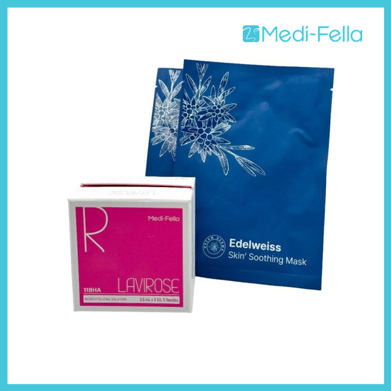 BUNDLE SET: Lavirose 118HA + Edelweiss Mask (2 Sheets)