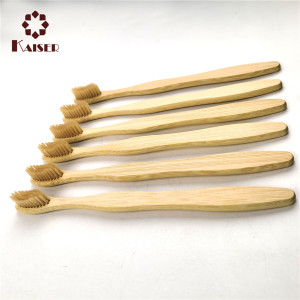 charcoal biodegradable bamboo toothbrush handle