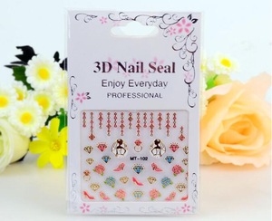 Cheaper Fashion Nail Art, Finger Nail Sticker Wholesale