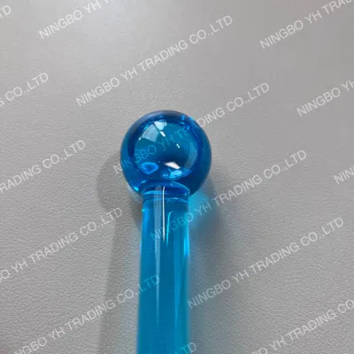 Deep Blue Dazzling Sky Blue Beautiful Manual Massage Instrument Ice Wave Ball for Face Massage to Reduce Swelling and Reduce Wrinkles