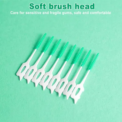 Disposable Interdental Brush Toothpick Dental Tooth Cleaning Tool for Oral Care