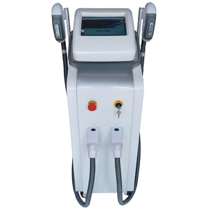 Factory big promotion new 2 handles skin hair removal IPL machine