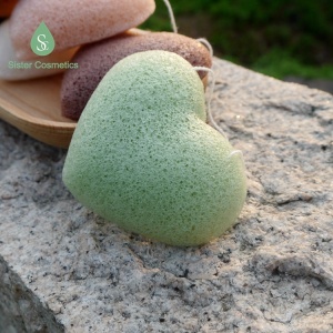 Factory Direct Private Label Natural Facial Body Exfoliating Bamboo Charcoal Bath Konjac Sponge