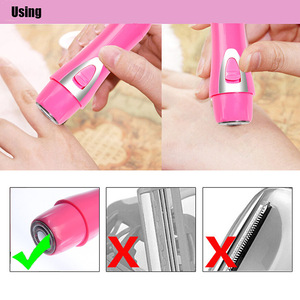 Female Mini Electric Epilator Lipstick Body Face electric shaver / lady shaver