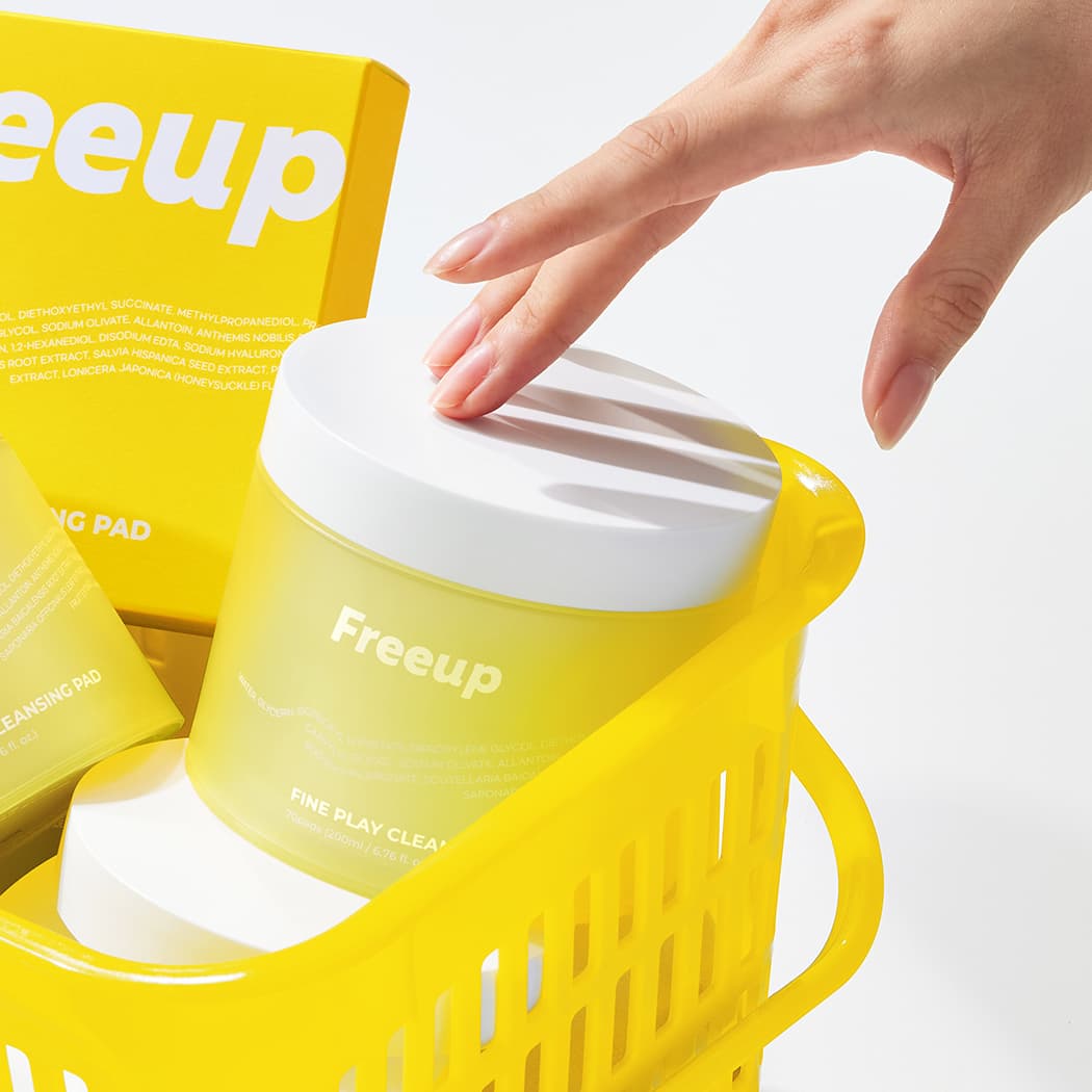 Freeup Fine Play Cleansing Pad / Makeup Cleansing (CPNP/FDA) - BEST ITEM