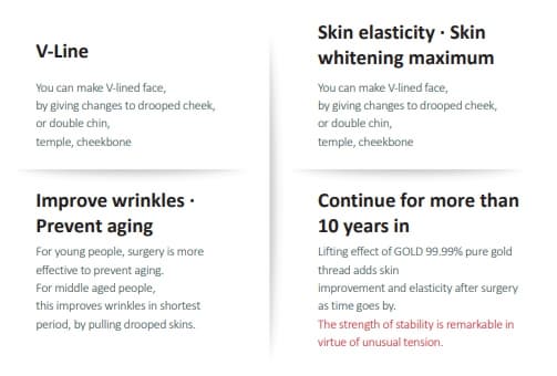 Gold Thread for beauty