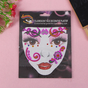 Halloween Party decoration Waterproof Multipurpose Face mask tattoo