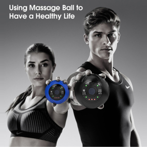 Hi5 Electric Fascia Ball Fitness Vibrating Massage Ball Silicone Rechargeable Electric Massage Silicone Peanut Massage Ball