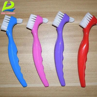 High Quality False Tooth Cleaner Denture Toothbrush