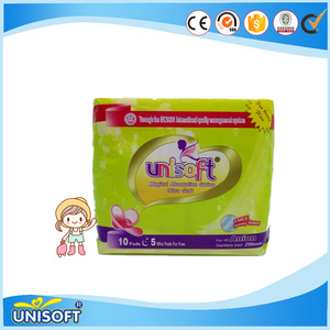 Hot Selling Feminine Hygiene Factory Make Regular Use Disposable Brand Name Sanitary Napkin