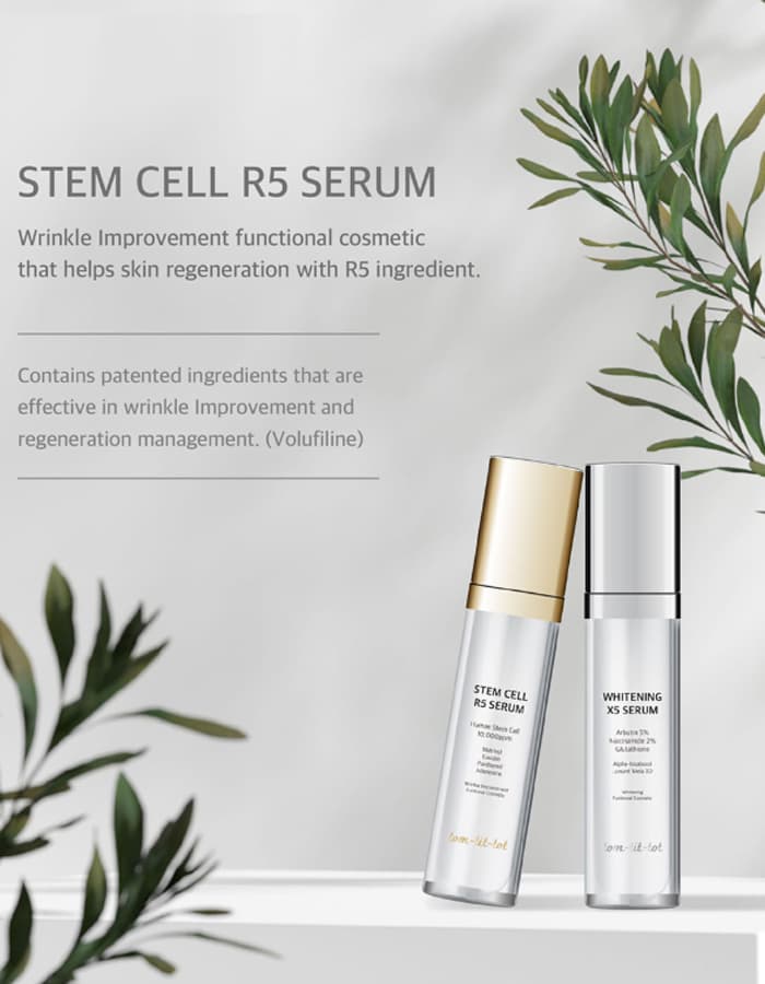 Human Stem Cell R5 Serum for damaged skin