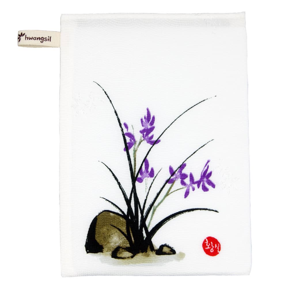 [K-culture] Hwangsil  Body scrub towel scrubber exfoliation sponge bath towel Gracious Plants design