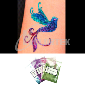 KOLORTEK Safe Non-toxic Cosmetic Grade Glitter Tattoo