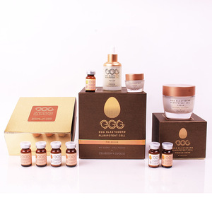 Korean cosmetic manufacturing OEM skin care set whitening essence anti aging serum egg stem cell serum