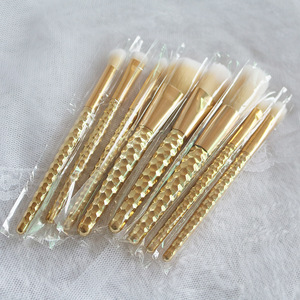 Luxury rose gold 8pcs professional custom logo makeup brushes manufacturer