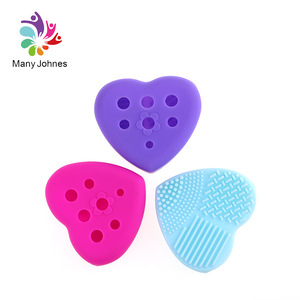 Makeup Tools Cosmetic Heart Shape Silicone Makeup Brush Holder