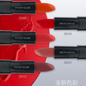 Matte lipstick 13 colors available waterproof long lasting matte lipstick