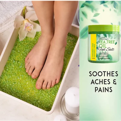 Natural Ingredients Advanced Tea Tree Oil Foot Soak with Soothes Aches &amp; Pains