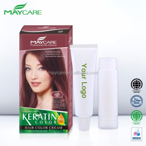 No ammonia & karatin & hair care ppd free natural hair dye color temporary hair colour