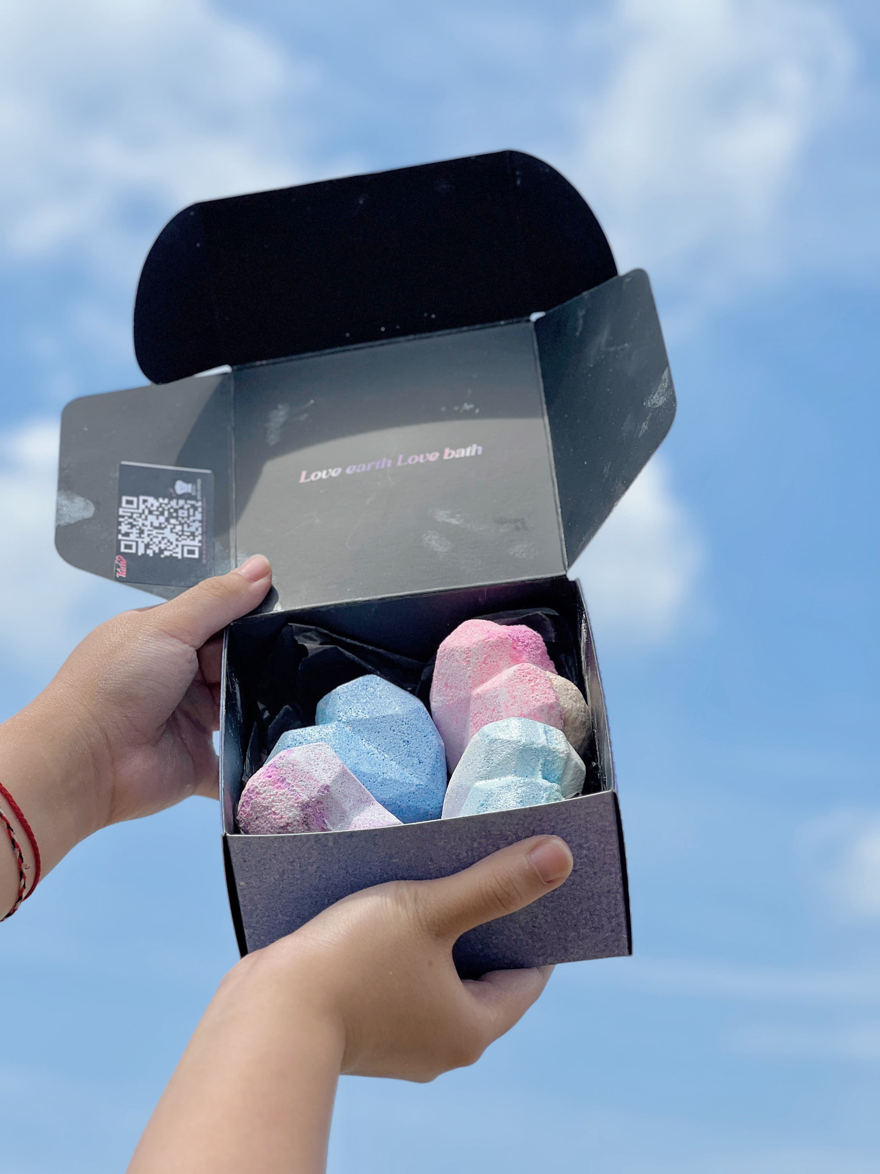 Organic Relaxing  Stress Relief Natural  Extract Bath Bomb  Gift Set