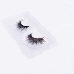 Own logo transparent naked band 3d faux mink hair strip false eyelashes