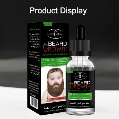 Private Label 100% Natural Pure Beard Growth Oil Organic Natural Mens Beard Essential Oil