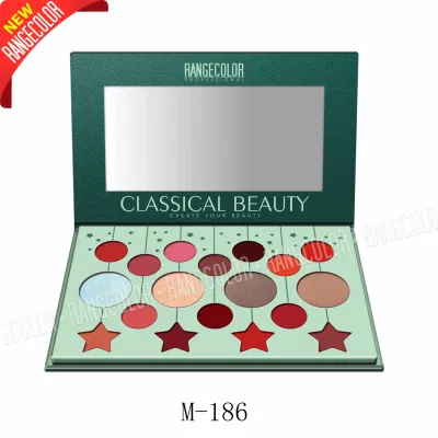 Private Label Professional 18 Color Eyeshadow Contour Highlighter Cardboard Palette