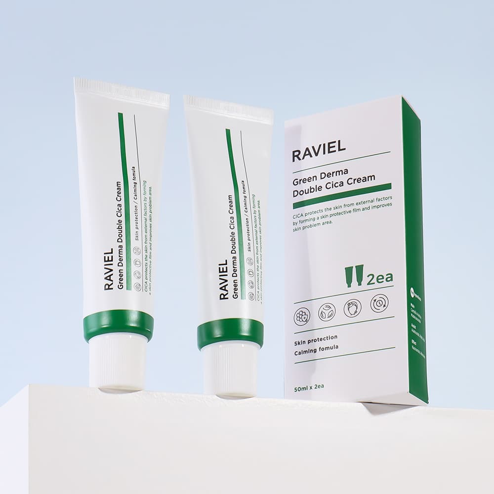 RAVIEL Green Derma Double Cica Cream 50ml