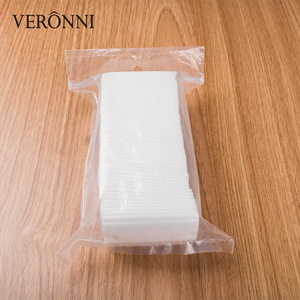 Skin Care Face Cosmetic Natural Pure Remover Square Cotton Makeup Pads Soft Cleansing Cotton 50pcs/Bag