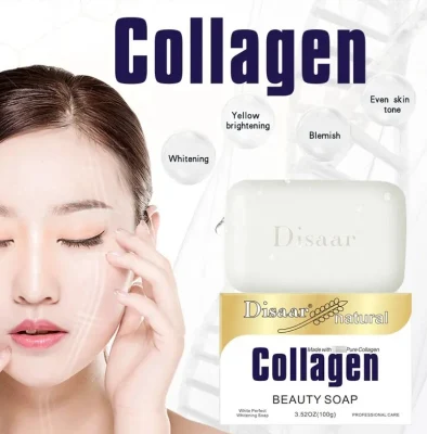 Soft Skin Soap Moisturizing Deep Cleanser Beauty Skin Facial Whitening Collagen Soap