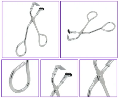 Stainless Steel Custom Logo False Eyelash Curler Small Partial Lash Curlers