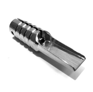 STAINLESS STEEL MAGNUM MAG FLAT TATTOO GRIP TIP & TUBE NOZZLE