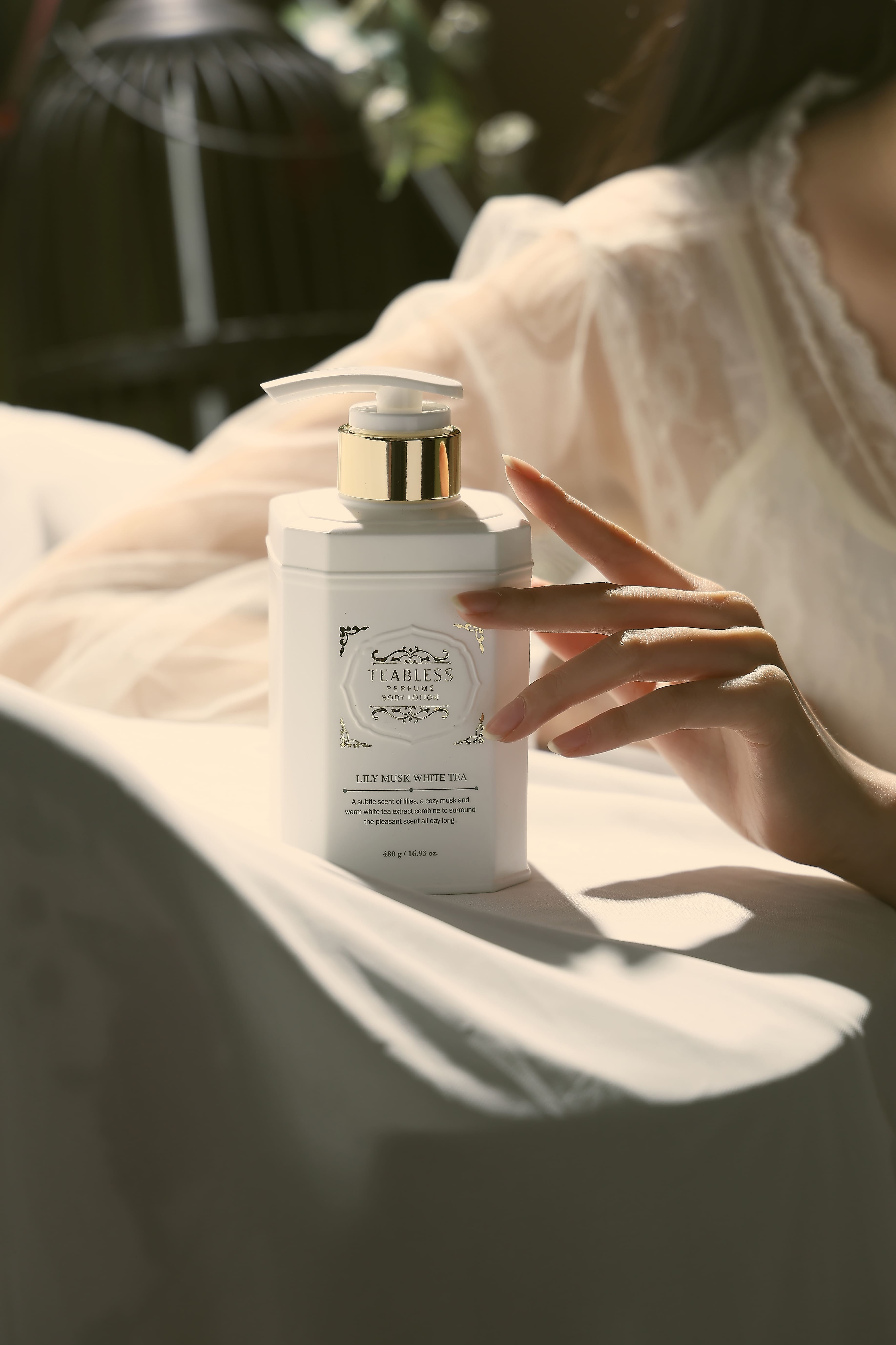 Teabless Lily Musk White Tea Perfume Body Lotion 480g