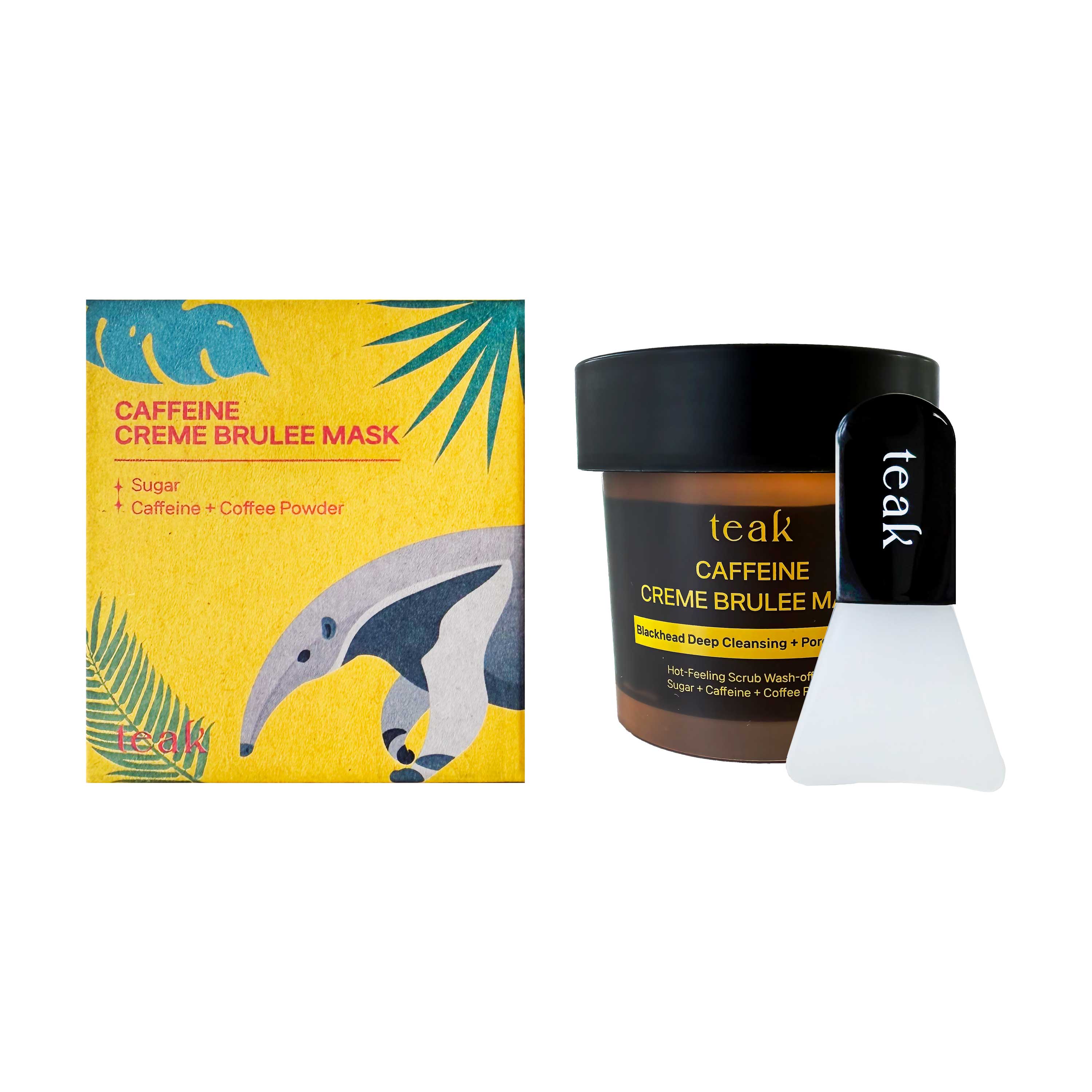 TEAK CAFFEINE CRÈME BRULEE MASK (90G)