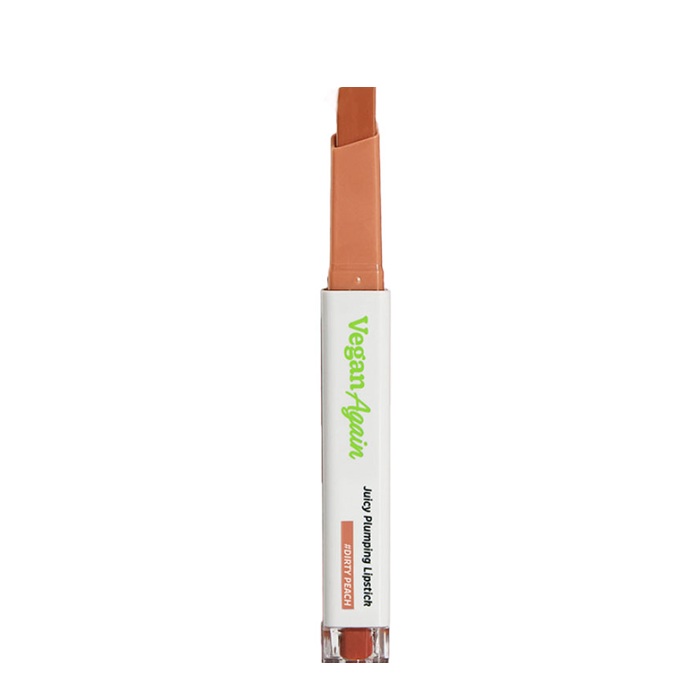 (Touch in SOL) Vegan Again Juicy Plumping Lipstick [#Dirty Peach] 2g