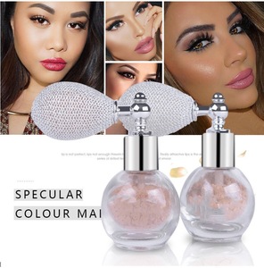 trending hot products Private Label makeup 4 colors Body glitter spray highlighter airbag glitter