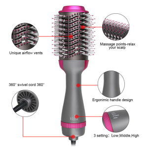 Set Cepillo Secador 5 En 1 Rizador Automático Hot Air Styler