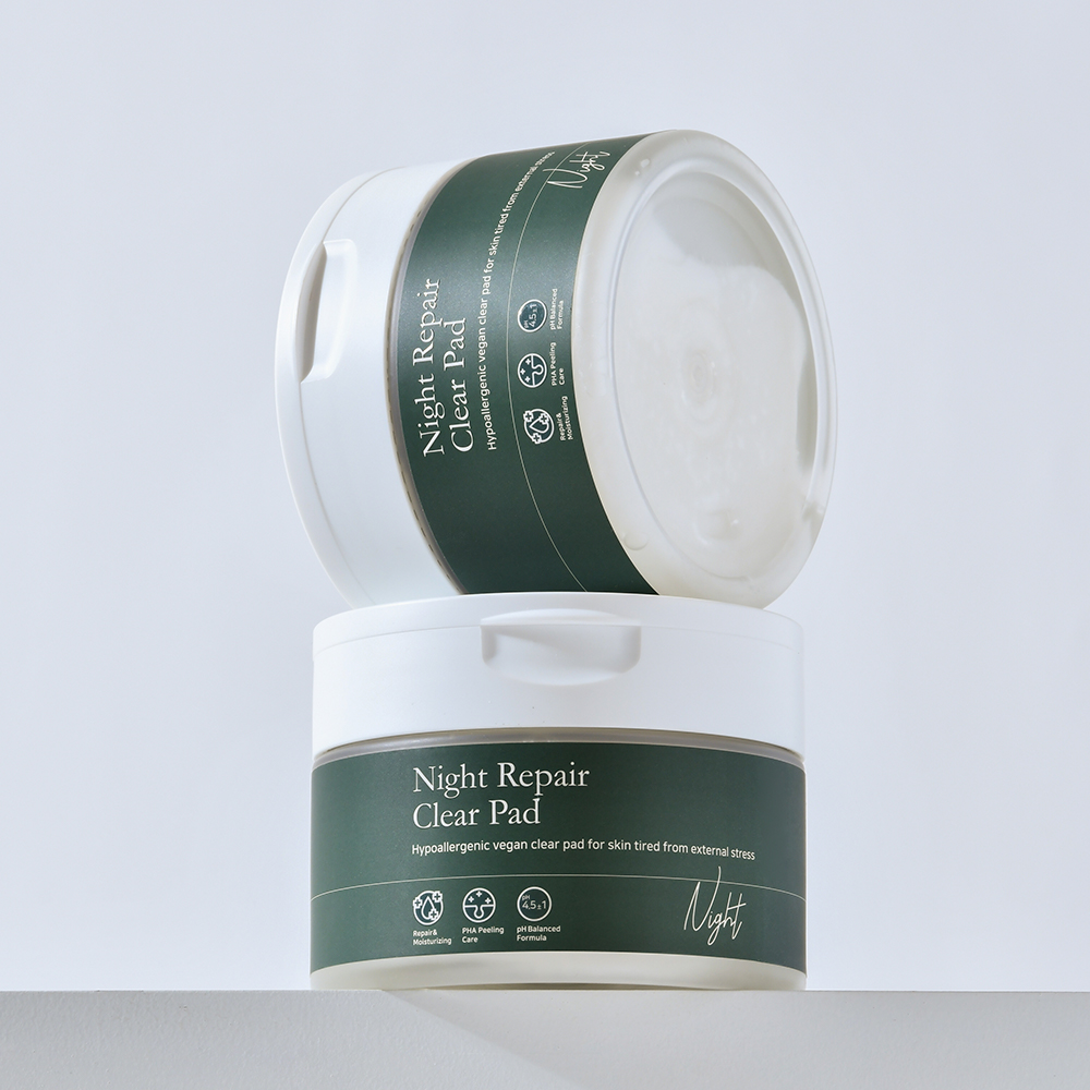 Vegan Skin Care _ Night Repair Clear Pad (70pads/250ml)